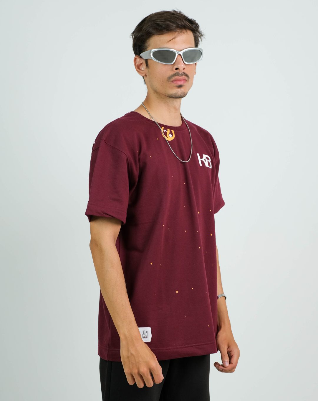 Meditate Karo | Maroon | Oversized T-Shirt