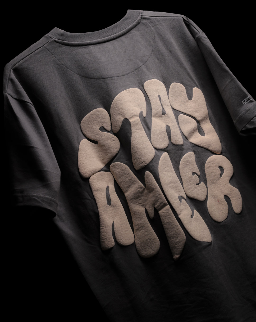 STAY AMEER | GREY | UNISEX T-SHIRT | PUFF PRINT